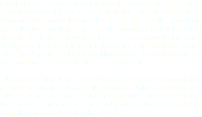 If I'd just been born a normal human, then being a medical examiner wouldn't be so bad. But no! I'm a necromancer, born with the power to raise the dead. As a result, more than my collegues scrutinize my case files on super-natural-related deaths. It's not as though I chose to be born with this extra ability, and I surely didn't ask to have the Supernatural District interested in me. But for now, I'll just have to deal with life as it is, and hope it doesn't bite me in the butt. Sylvia Stone, M.D. is the expert when it comes to supernatural-related deaths in Indianapolis, Indiana. Unlike her collegues, Sylvia is a necromancer, which sometimes makes her job a little more complicated - especially when officials call on her from time to time to raise the dead.